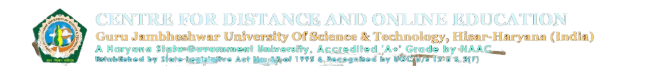 Centre for Distance and Online Education